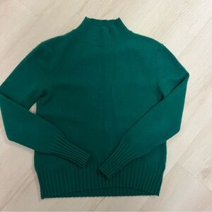 J. Crew Teal Women's Mock neck cashmere sz S
